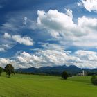 Blick vom Irschenberg zum Wendelstein