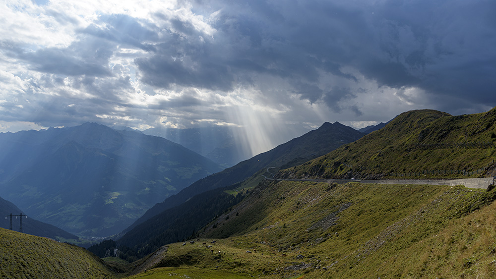 Blick vom Jaufenpass...