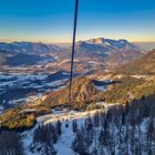 Blick vom Jenner auf Berchtesgaden und den Untersberg