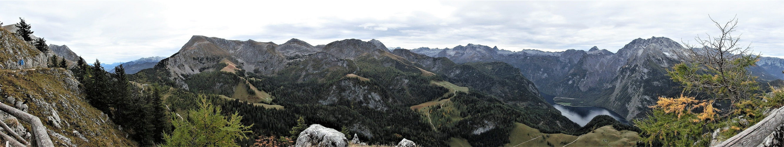 Blick vom Jenner auf dem Königssee