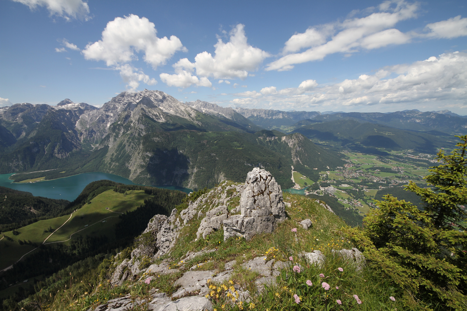 Blick vom Jenner auf den Königssee