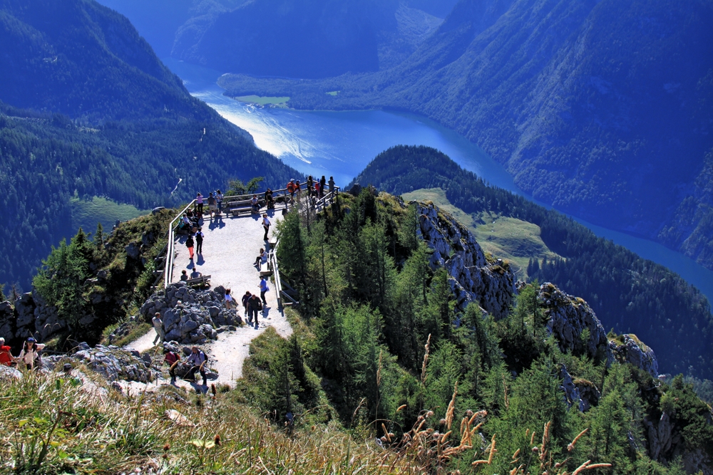 Blick vom Jenner auf den Königssee Foto & Bild