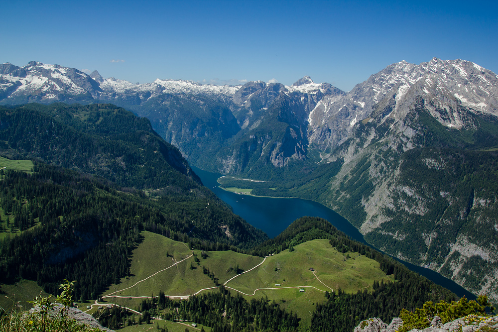 Blick vom Jenner zum Königssee