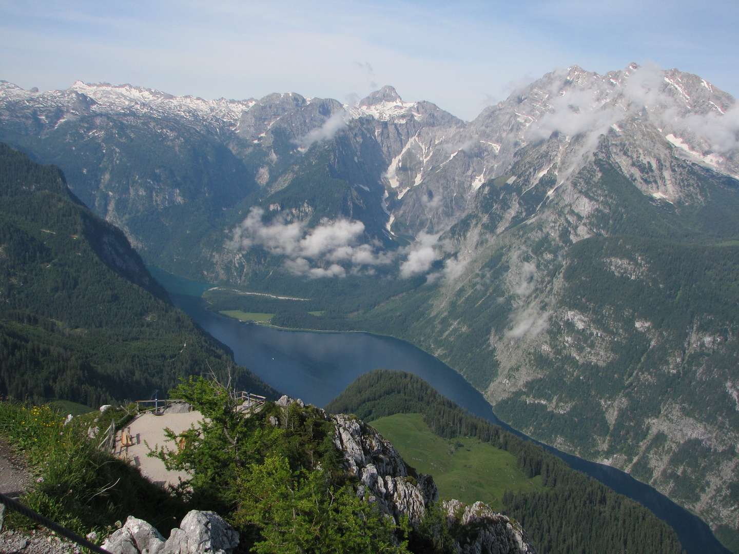 Blick vom Jennergipfel