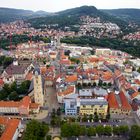 Blick vom JenTower auf das Zentrum von Jena