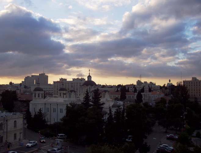 Blick vom Jerusalemer Rathaus