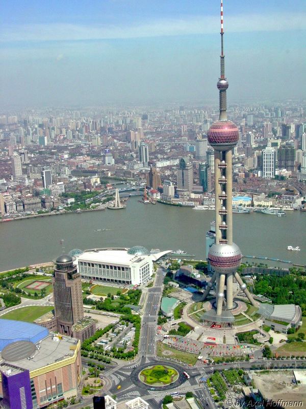 Blick vom Jin Mao Tower...