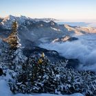 Blick vom Jochberg am Morgen