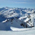 Blick vom Jochdohle / Stubaital Richtung Italien