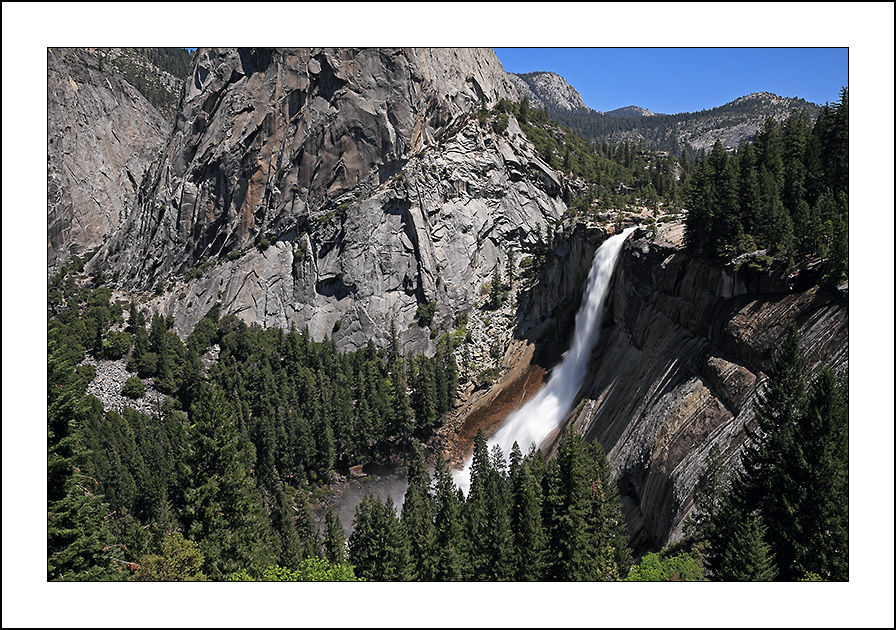 Blick vom John Muir Trail auf den ...