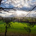 Blick vom Jüttermannsberg ins Felderbachtal am 1. Weihnachtstag