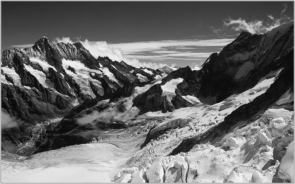 Blick vom Jungfraujoch