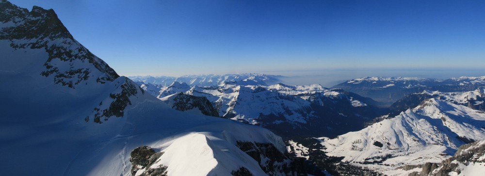 Blick vom Jungfraujoch