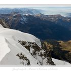 Blick vom Jungfraujoch ins Berner Oberland