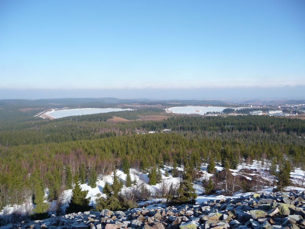 Blick vom Kahleberg im Winter