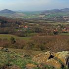 Blick vom Kahlen Berg (Holy vrch) im Böhmischen Mittelgebirge...