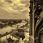 Blick vom Kaiserdom auf den Main