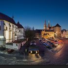 << Blick vom Kamelitenkloster auf den Kornmarkt Regensburg >>