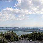 Blick vom Kamenjak auf die Inselwelt der Kornaten