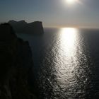 Blick vom Kap de Formentor bei Sonnenuntergang