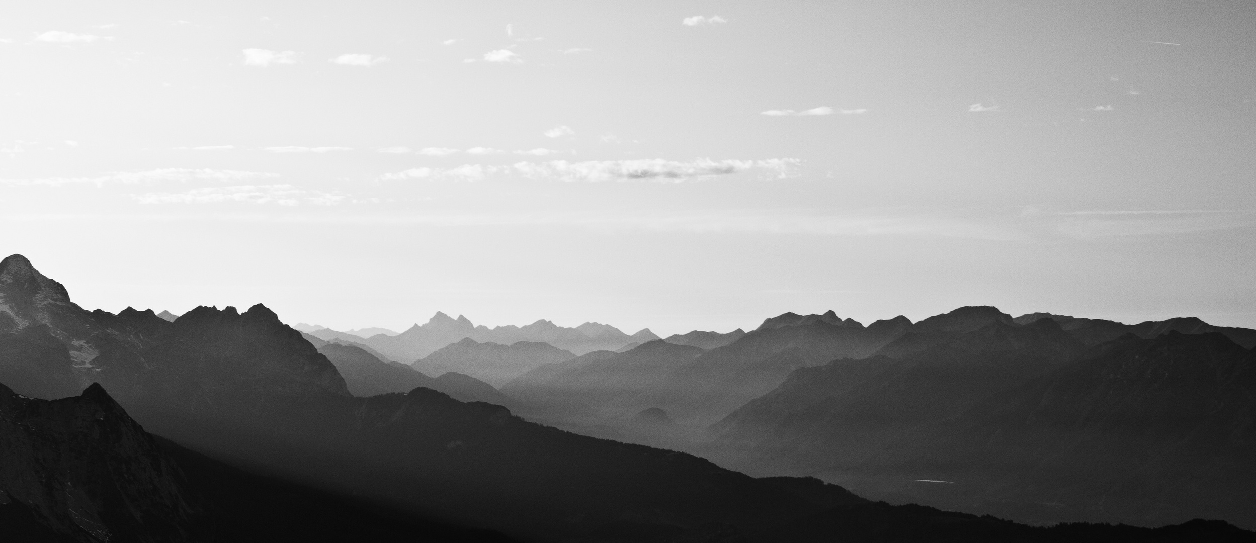 Blick vom Karwendelgebirge