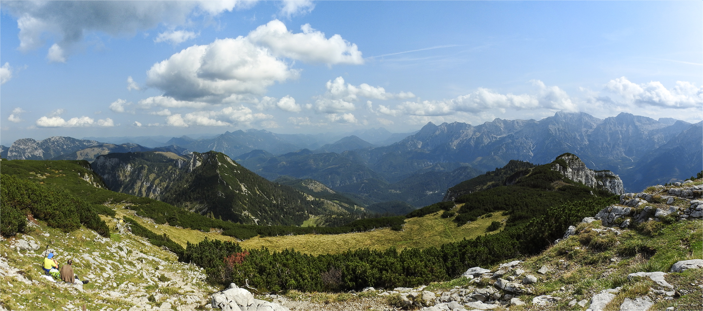 Blick vom Kasberggipfel...