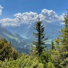 Blick vom Kehlstein auf Königssee und umgebende Berge