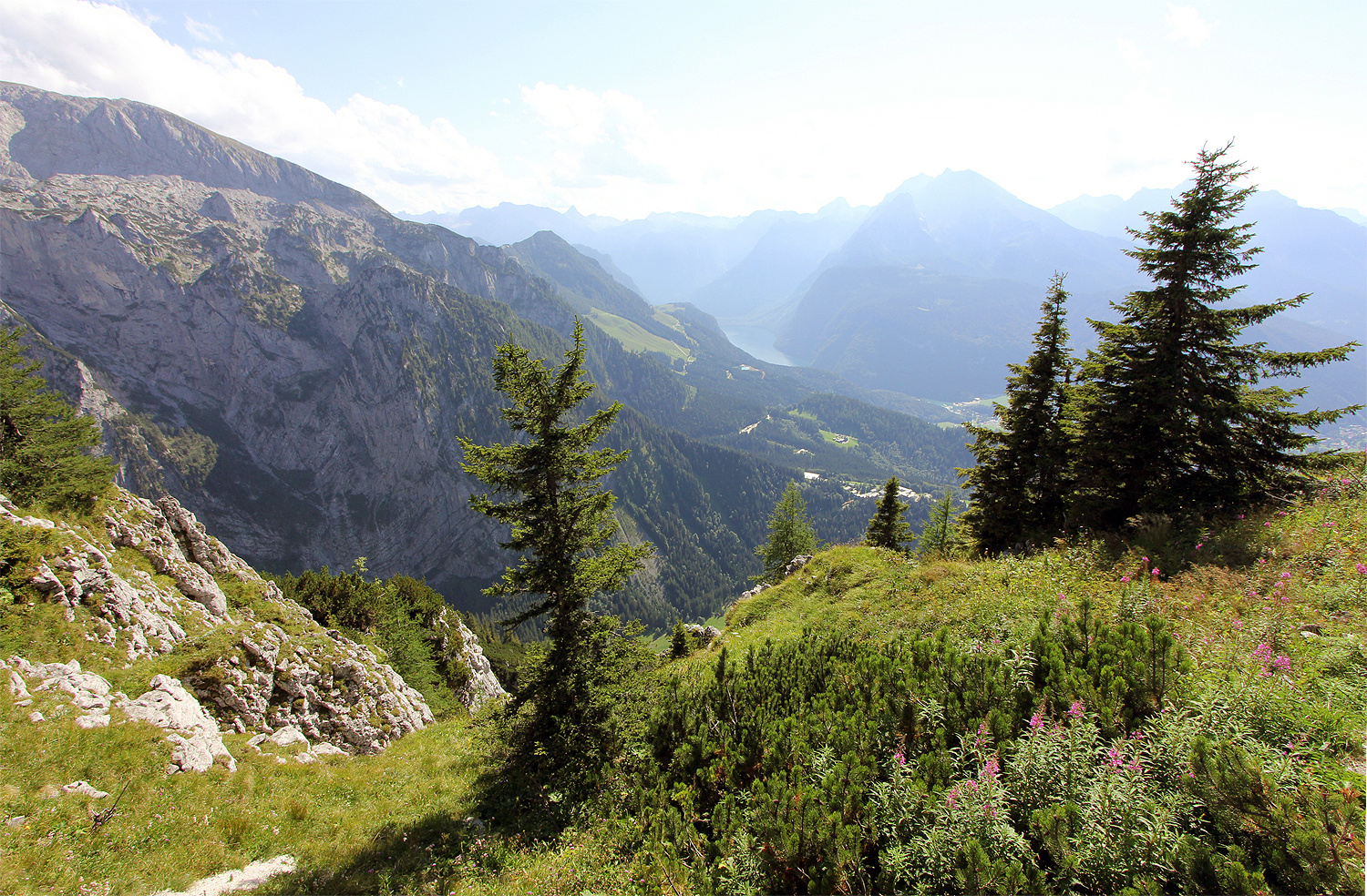 "Blick vom Kehlstein zum Königssee"