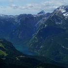 Blick vom Kehlsteinhaus zum Königssee bei Berchtesgaden