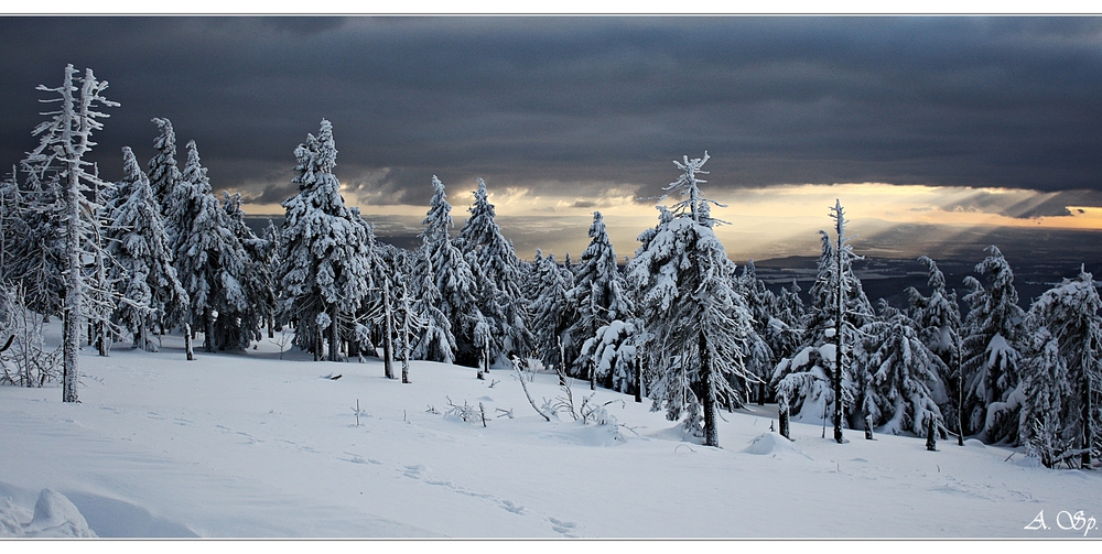 Blick vom Keilberg nach Tschechien