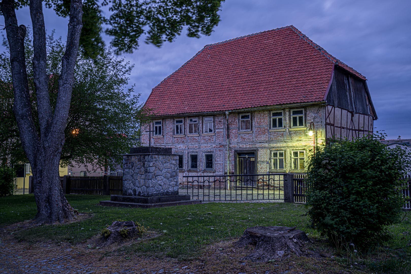 Blick vom Kirchplatz Harzgerode