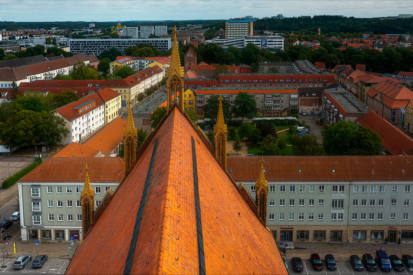 Blick vom Kirchturm der Marienkirche