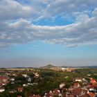 Blick vom Kirchturm der Neustadt über Warburg (Desenberg)