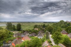 Blick vom Kirchturn auf Wustrow