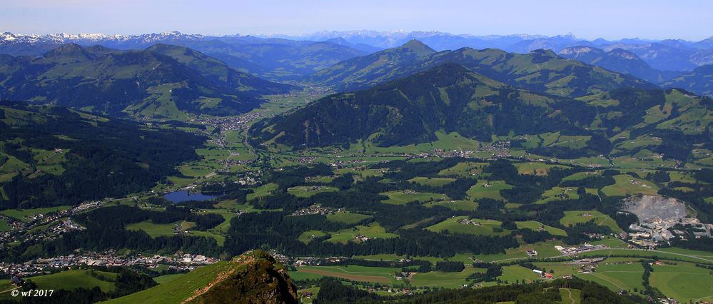 Blick vom Kitzbüheler Horn mit Schwarzsee