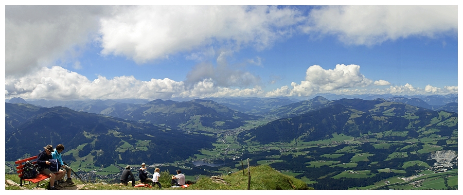 Blick vom Kitzbühler Horn