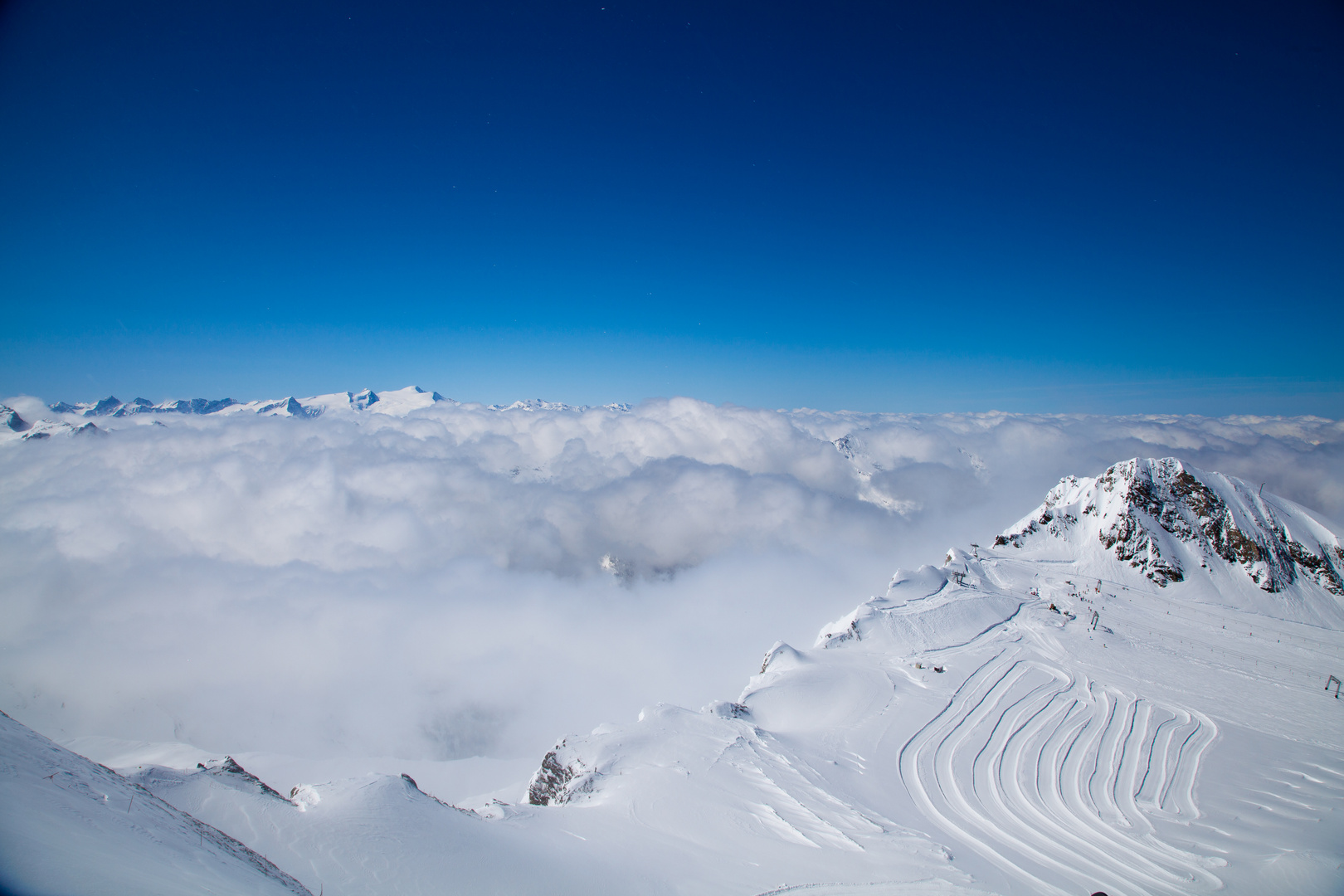 Blick vom Kitzsteinhorn