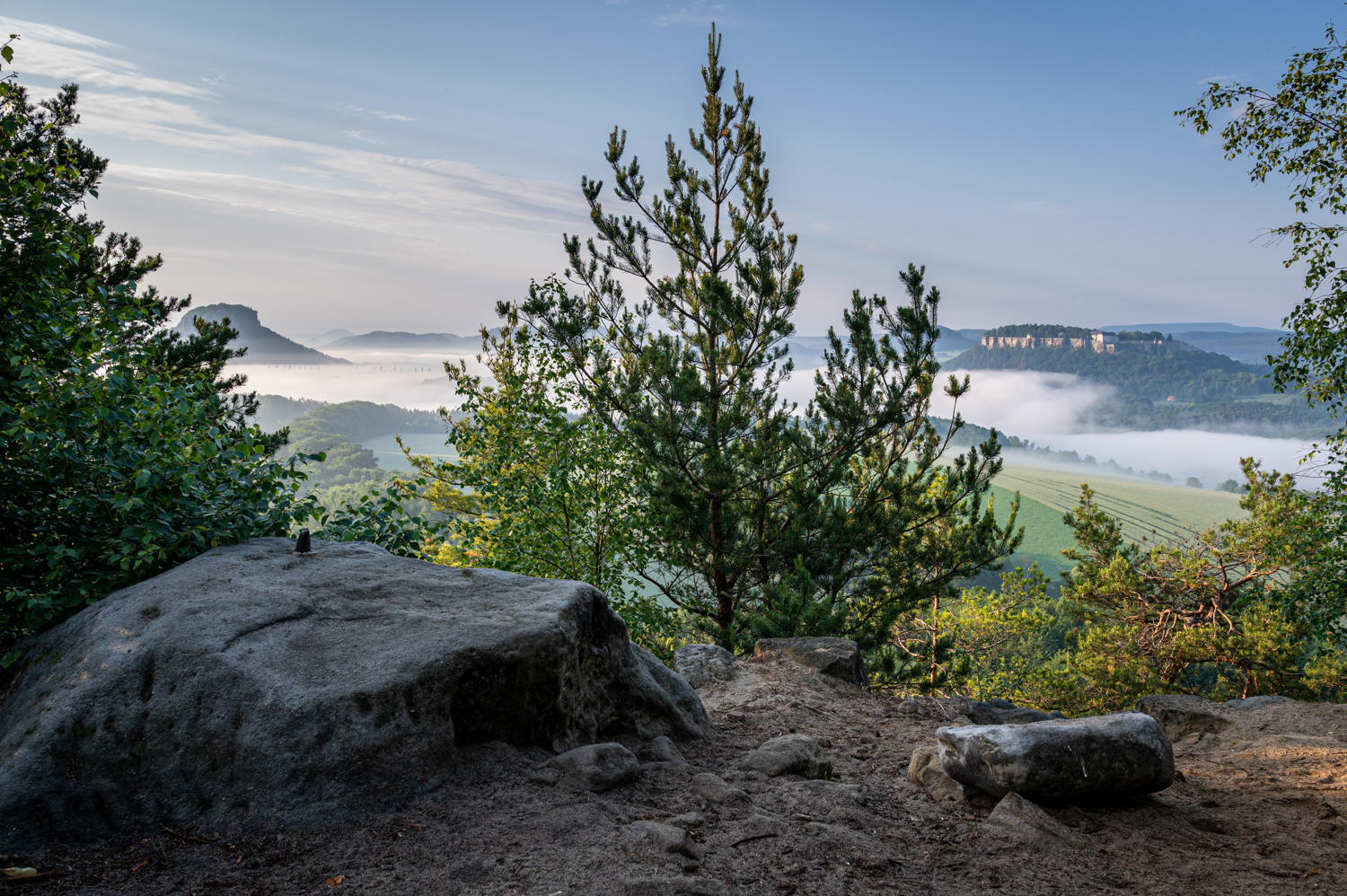 Blick vom kleinen Bärenstein