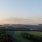 Blick vom kleinen Bärenstein zur Morgenstund