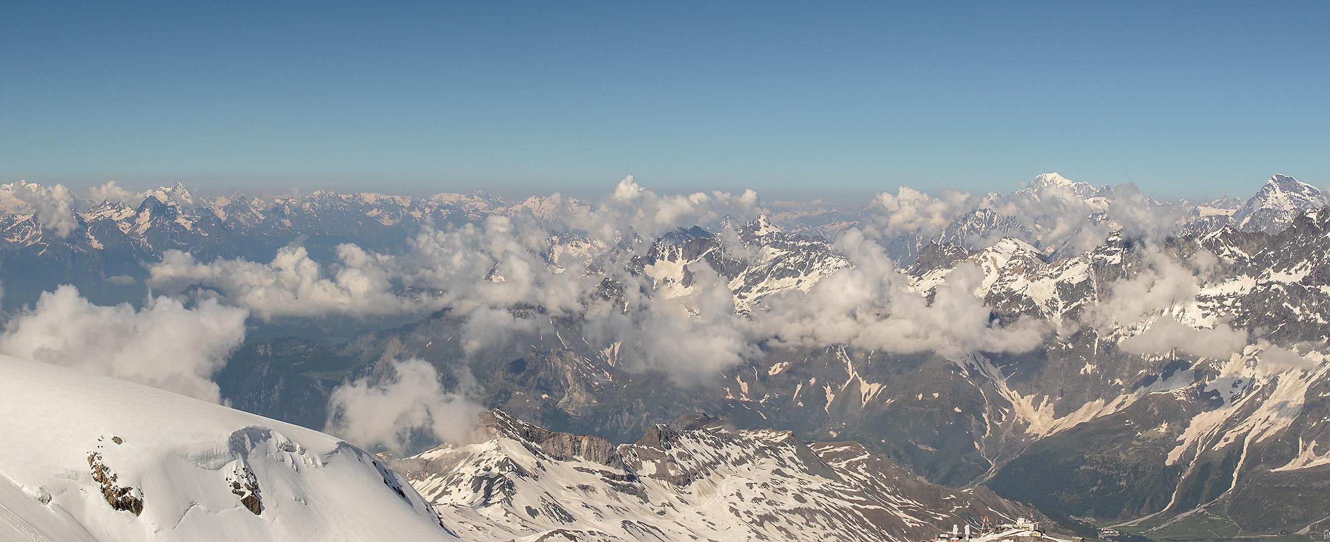 Blick vom Kleinen Matterhorn