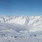 blick vom kleinen matterhorn aufs grosse!