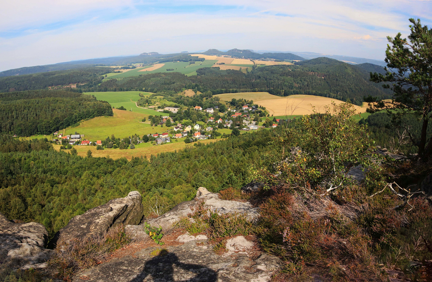 Blick vom Kleinen Zschirnstein