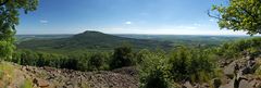 Blick vom Kleinen zum Großen Gleichberg