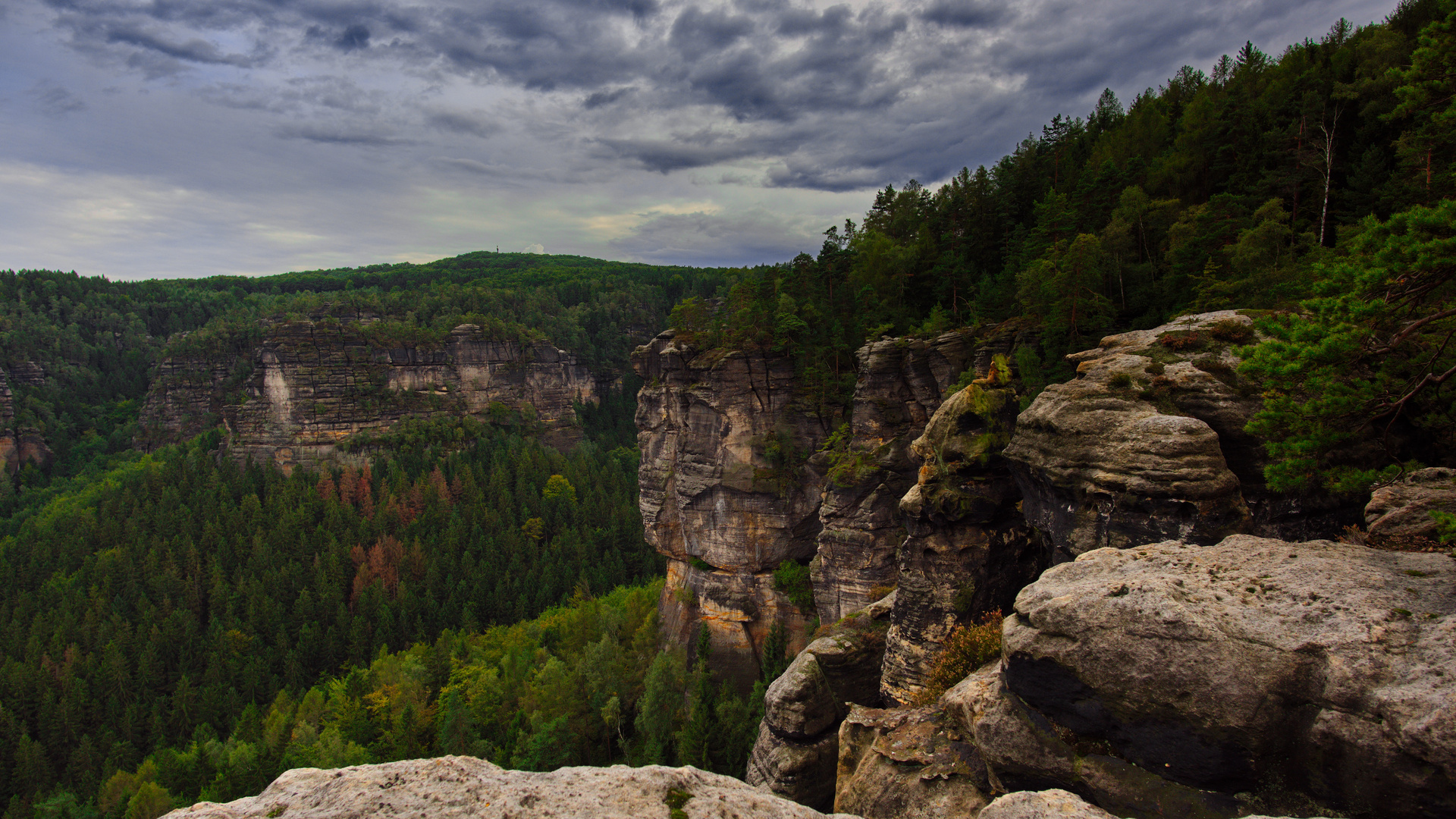 Blick vom Kleinen zum Großen Winterberg