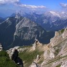 Blick vom Klettersteig