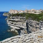 Blick vom Klippenweg auf Bonifacio