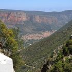 Blick vom Kloster Aghios Nikolaos Sintzas auf Leonidio