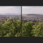 Blick vom Kloster Frauenberg (3D sbs)
