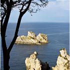 Blick vom Kloster Panagia Theotókos auf Korfu