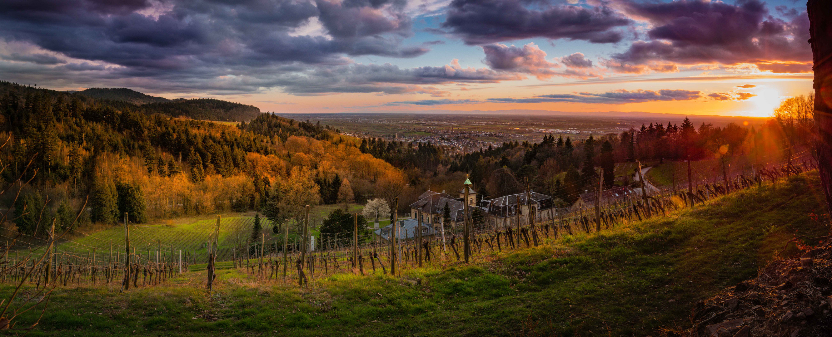 Blick vom Klostergut